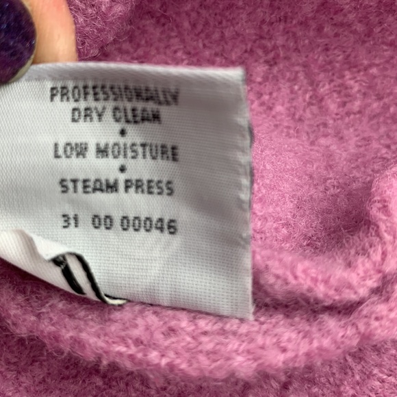 Pendleton Vintage Wool Button up Sweater Cardigan Purple Lavender Size Medium - Picture 13 of 13